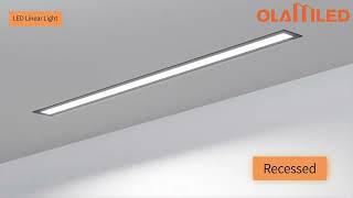 LED Linear Light PF series OLAMLED The New Choice of Professional LED Lighting [upl. by Forsta]