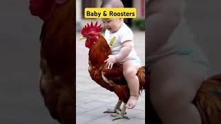 Roosters SECRETLY Raising Baby Chicks [upl. by Whiney]