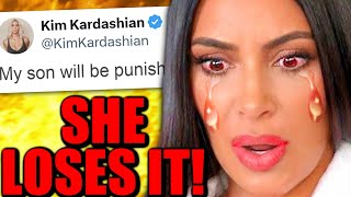 Kim Kardashian PANICS Deletes Sons AntiLeftist YouTube Channel [upl. by Assela]