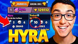 CARREO al TOP 1 del MUNDO de BRAWL STARS es HYRA😱 [upl. by Aihtibat]