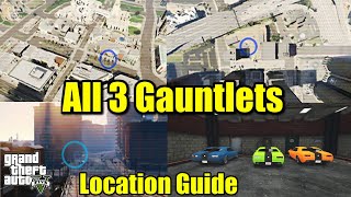 GTA 5  All 3 Gauntlet Car Locations Guide [upl. by Scevo452]