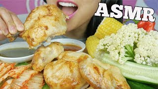 ASMR ROTISSERIE CHICKEN  VEGGIES EXTREME EATING SOUNDS  SASASMR [upl. by Aala]