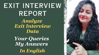 Exit Interview Report  HR Interview Questions exitinterview qna hr readytogetupdate [upl. by Ahsahtan]