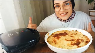 MUKBANG ASMR  FIRINDA BEŞAMEL SOSLU KABAK Kızarmış Ekmek [upl. by Giraud844]