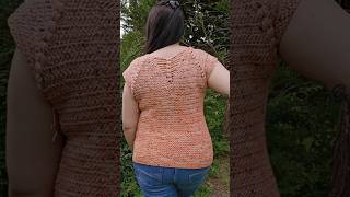 NEW tutorial for this crochet diy design pattern sweater crochetdesign top raglan plussize [upl. by Tullius]