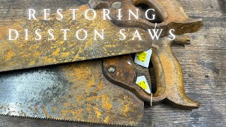 Restoring a Disston Saw [upl. by Lahcear194]