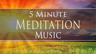 5 Minute Meditation Music  with Earth Resonance Frequency for Deeper Relaxation [upl. by Grefer904]