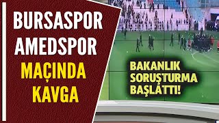 BURSASPORAMEDSPOR MAÇINDA KAVGA [upl. by Bedell637]