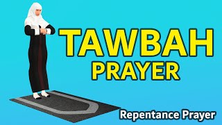 How to pray Tawbah for woman Repentance  with Subtitle [upl. by Meekyh]