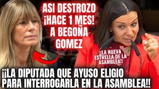 El DESTROZO de Mercedes Zarzalejo a BEGOÑA ¡HACE 1 MES🔥¡AYUSO LA FICHÓ POR ESTO PARA INTERROGARLA🔥 [upl. by Shakespeare]