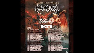 CAVALERA  US Morbid Devastation Tour 2023 with EXHUMED INCITE [upl. by Swen]