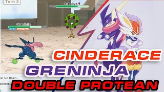 Greninja x Cinderace  Double Protean unstoppable  Pokemon Showdown  Pokemon Violet and Scarlet [upl. by Alexia]