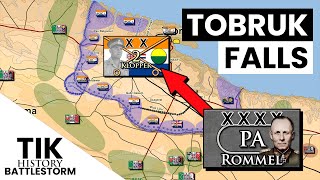 The Fall of Tobruk 1942  BATTLESTORM Documentary [upl. by Ysor]