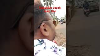 I am riding scooty along candolim beach road roadtrip enjoy relaxing goa [upl. by Mars974]