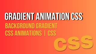 Gradient Animation CSS  Gradient Background  CSS Animation Asmr Programming [upl. by Teillo]