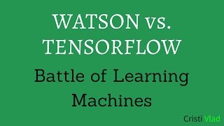 Image Classification  Tensorflow vs Watson Machine Learning [upl. by Teik]