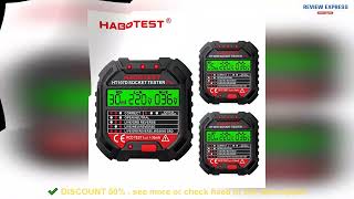 ✔️HABOTEST HT107 Pro Socket Tester Voltage Test Socket Detector EU Plug [upl. by Notsahc838]