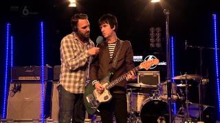 Johnny Marr shows BBC Radio 6 Musics Shaun Keaveny how to be a guitar hero [upl. by Greg]