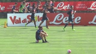 Napoli  Gli azzurri preparano lamichevole con il Porto 060815 [upl. by Oninotna377]