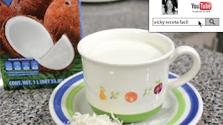 ATOLE DE COCO  Vicky Receta Facil [upl. by Feodor]