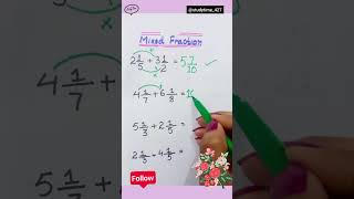 mixed fraction trick  fraction tricks  studytime427 [upl. by Daria]