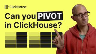 Can you PIVOT in ClickHouse [upl. by Hillhouse]