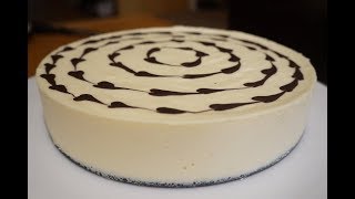 Cách làm bánh mousse sôcôla trắng  White chocolate mousse cake recipe [upl. by Flossi]