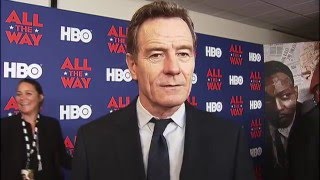 Interview with Bryan Cranston at quotAll the Wayquot premiere in Austin [upl. by Huppert236]