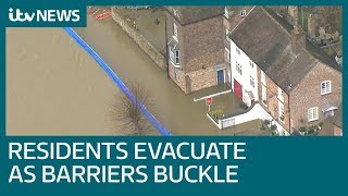 Emergency evacuation as flood barriers overwhelmed  ITV News [upl. by Abran849]