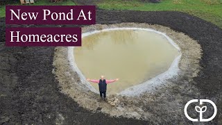 Large All Natural Pond start to end of first stage [upl. by Lexis]