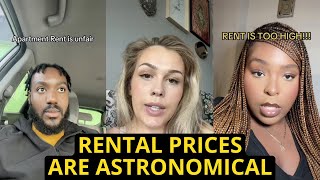 Rent Prices Keep Increasing  People Can’t Afford It  TikTok Reacts To Rent Increases [upl. by Magnuson]