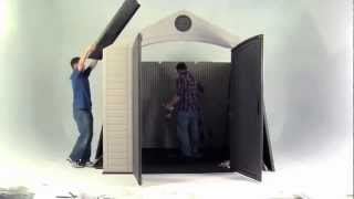 How To Assemble Your Lifetime Storage Shed [upl. by Namzzaj]