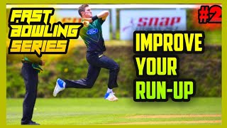 How To Improve Your Bowling Run Up Fastbowling Running Technique [upl. by Noxaj]