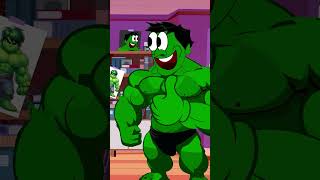 What if Hulk stayed with us  aumsum kids shorts aliens [upl. by Grearson567]