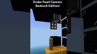 Ender Pearl TNT Cannon Bedrock Edition [upl. by Kasper]