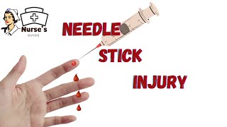 Needle Stick Injury amp Management needleprickinjury needlestickinjury needle injurymanagement [upl. by Krilov]