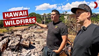 Inside the Restricted Burn Zone of Lahaina  What’s It Like Now 🇺🇸 [upl. by Dorry445]