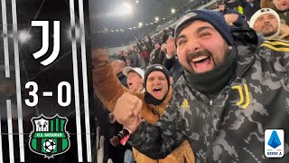 VENDETTA JUVENTUS 30 SASSUOLO  REACTION LIVE DALLO STADIO CON SHADE E IL PENGUIN [upl. by Aninep]