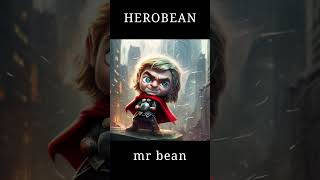 Mr Bean  Superhero shorts mrbean superhero ai art [upl. by Lehteb359]