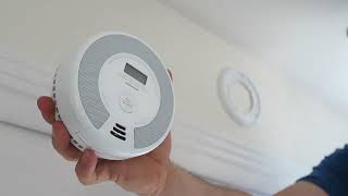 X Sense Integrated Smoke Alarm Review amp Install [upl. by Noryd]