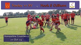 Fawley 1st XV v Hook amp Odiham 21924 Full Match [upl. by Franchot447]