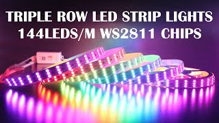 144LEDsm WS2811 Addressable Arduino LED Strip Lights [upl. by Angelica]