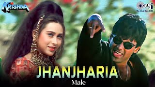 Jhanjhariya Uski Chanak Gayi  Krishna  Sunil Shetty Karisma  Abhijeet Bhattacharya  90s Hits [upl. by Ahsilat926]