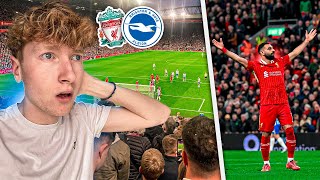 CHAOS and ATMOSPHERE as LIVERPOOL COME BACK AGAINST BRIGHTON 🤯 [upl. by Syxela]