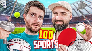 ON TESTE 100 SPORTS  et on les jugeon est au bout du rouleau [upl. by Monia]