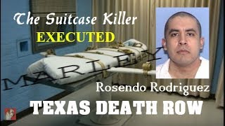 Texas Death Row Records Rosendo Rodiguez 2018 [upl. by Lyudmila]