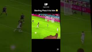 Sterling Pass it to him 💀😂 football footballshorts footballmemes [upl. by Yonita837]