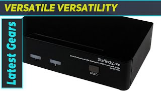 StarTechcom 2 Port DisplayPort KVM Switch  2560x1600 60Hz  Dual Port DP USB Keyboard [upl. by Mathilda]