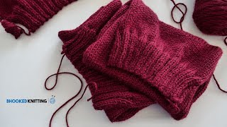 How to Knit a Cardigan Part one [upl. by Froma]