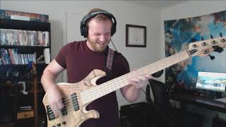 Dolphin Shoals Mario Kart 8  Sax solo transcription on Bass [upl. by Hawker]